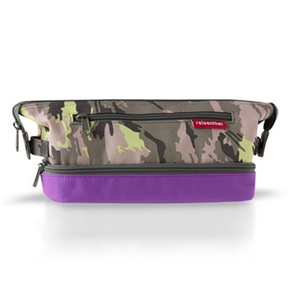 ライゼンタール　コスメティックバッグS　カモ＆バイオレット